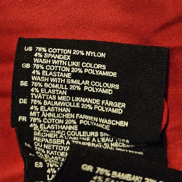 H&M Sleeveless Blouse Red - Picture 7 of 7